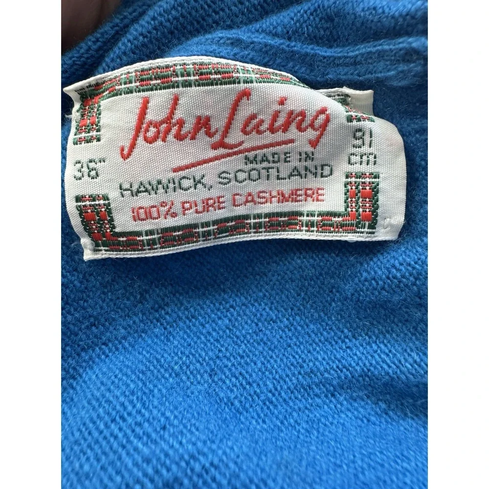 John Laing Scotch House 36 /‎ 91 CM Men's 100% Pure Cashmere Sweater Size Small